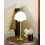 Beliani Table Lamp MORUGA Metal Gold 2