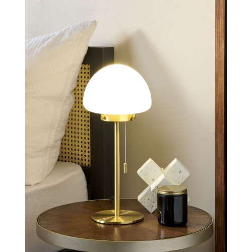 Beliani Table Lamp MORUGA Metal Gold 1