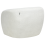 Beliani Swivel Armchair TORE Fabric Off-White 5
