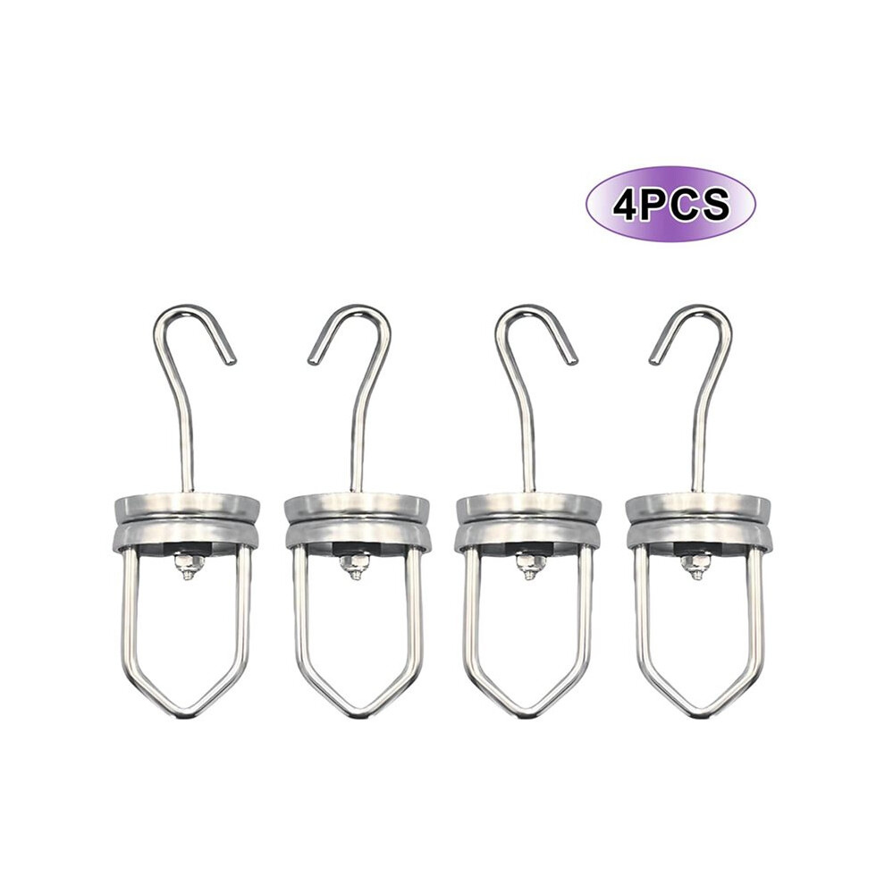 Strong Hanging Rotating Spinner Hooks 110 Pounds Capacity 8Pcs Paint Rotary Swivel Hooks High Temperature Rotary Hook 6031085316728