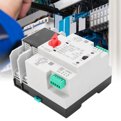 Automatic Transfer Switch DIN Rail 2P 230V Uninterruptible Power Distribution