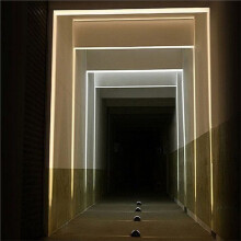Aplique de Pared LED Lineal de 10 W, IP65 Resistente Al Agua, Moderno Bañador de Pared.