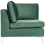 Beliani Corner Seat EVJA Velvet Green 5