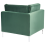 Beliani Corner Seat EVJA Velvet Green 6