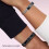 OM6626B Smartarmband 18 mAh OneSize Silber Bluetooth 5.3 6