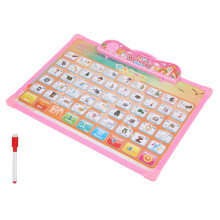 Pink English Reading Book Toy for Kids, ABS, 35x28cm, 3+