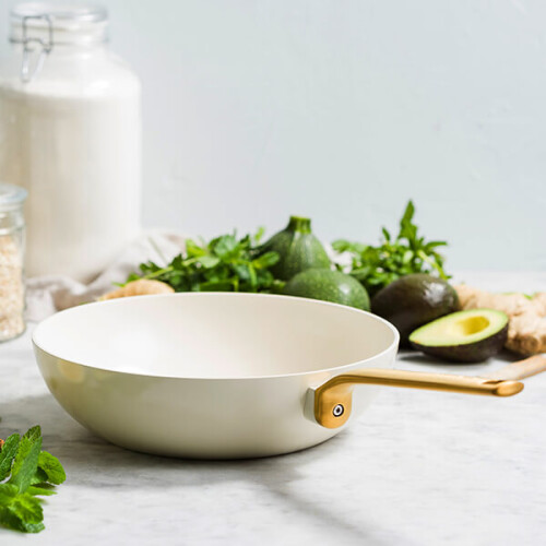 GreenPan GreenPan Evolution 28cm Wok Cream 1