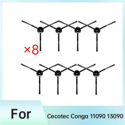 8 Pcs Side Brush for Cecotec Conga 11090 13090 Sweeper Accessories 2