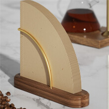 Portafiltros de Café Elegante, Almacenamiento de Filtros Tamaño 01 y 02, Organizador de Filtros de Café Cónicos
