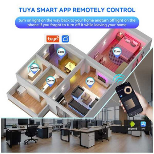 Zigbee 3.0 Dual Wit LED Controller C02Z Light Strip Controller  Mobile APP  Controller Spraakbesturing 1