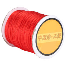 Rotes Polyamid-Chinesisches Knotenband für Schmuckherstellung, 38 m