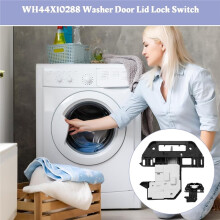 WH44X10288 Tvättmaskinsluckans Låsbrytare Ersättning för GE / för Tvättmaskin PS3496878 EA3496878 AH3496878
