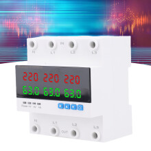 Automatischer Umschalter 63A 4P 3PH mit LED-Anzeige und Überstromschutz