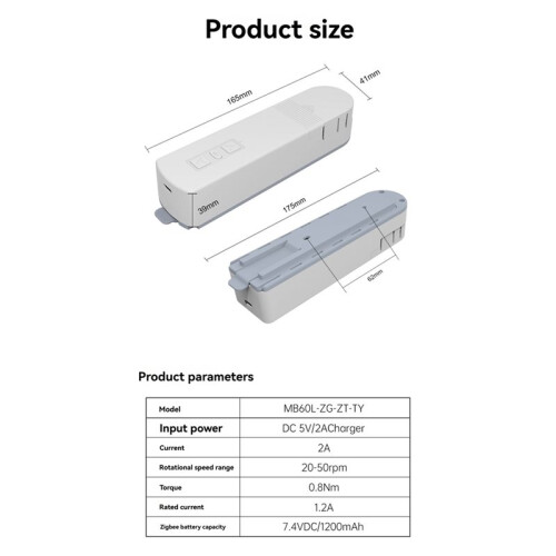 Tuya Zigbee  Electric Curtain Store Driver Application Voice Remote Control Automatic Curtain Motors 1