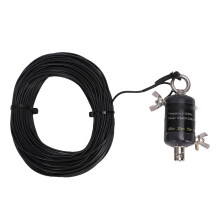 3-30MHz Taschen-QRP Kurzwellenantenne mit Aufbewahrungstasche, 20 m Kupferdraht