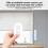Tuya Zigbee  Electric Curtain Motor Roller Shade Driver with Solar Panel Voice Controll Automatic Curtain Motor 4