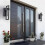 Applique Murale Décorative Hollow Design Proch Lights, Étanche, pour Balcon ou Cour, LED Blanc Chaud 5