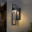 Applique Murale Décorative Hollow Design Proch Lights, Étanche, pour Balcon ou Cour, LED Blanc Chaud 6