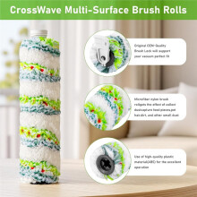 Onderdelen voor  CrossWave Max 2554 2554A 2590 2593 Stofzuigers: Vervangende Borstelrollen en Filters voor Diverse Oppervlakken