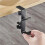 2 Piece Adjustable Table Side Hook, Gaming Headset Table Hanger Backpack Storage, Hook Stand Without Drilling,Black 6