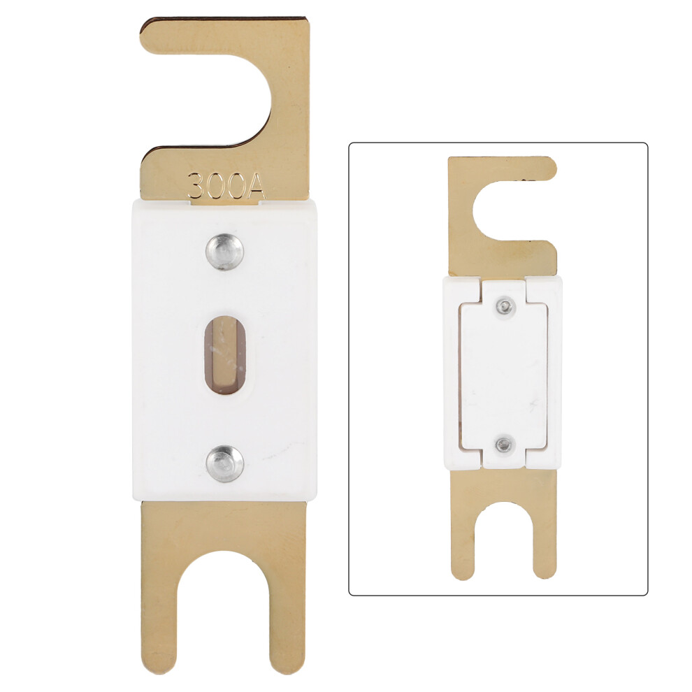Anl Fuse Dc32v M10 300A / 81Mm Brass Plated For Auto Car Stereo Gold 5031392118023