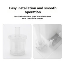 Clean Water Inlet Compatible with Mijia Vacuum 5C /OV42CN Robot Vacuum Cleaner Parts Clean Water Tank Inlet Attachments 3PCS