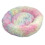 Actiaspet Fluffy Pet Bed Donut Rainbow (Medium) 1
