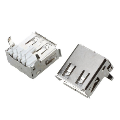 120 Pcs USB Female Type A 4-Pin DIP Right Angle Plug Jack Socket Connector 1