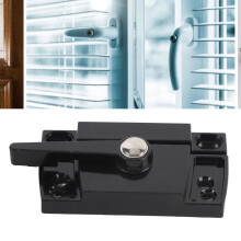 Sliding Window Sash Lock Zinc & Aluminum Alloy Cam Lock Black 166g
