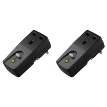 2X 13A RCD Plug Safety RCD Adaptor,with Circuit Breaker Safety Protection for Pool Pump, Power Pressure Washer Uk Plug