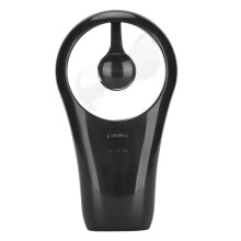 Mini Handheld Fan Portable 16x8.8x3.5cm USB Battery Noiseless Black