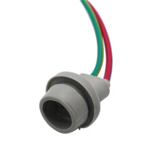 6X T10 Prise W5W Adaptateur Support de Lampe en Caoutchouc Souple Accessoires de Voiture Connecteur de Fil Mâle à Femelle avec Câble