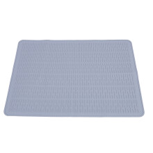 Non-Slip Silicone Stove Cover 20x28in Heat Insulation Kitchen Mat Light Grey