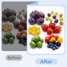 Laveuse Électrique pour Fruits et Légumes, avec Technologie de Purification par Ions OH, Adaptée Aux Petits Fruits