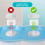 Compatible with CHEERBLE Automatic Pet Fountain Replacement Filters 12PCS 5