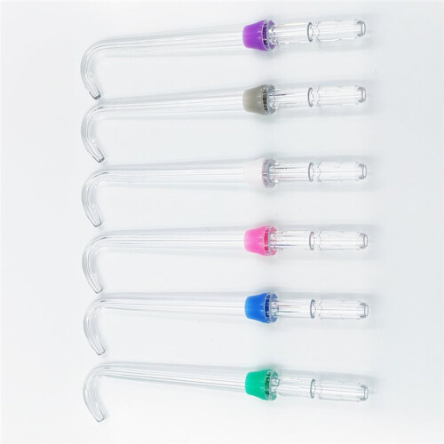 Tips Curved Hook Tips for ,Water Flosser Tip Replacement for  Oral Irrigator 6 Implat Denture Tips) 2