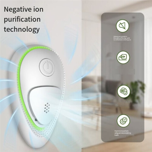 Plug in Air Ionizer,4 Pack Ion Pure 2-Speed Quiet  Negative Ionic Air Purifier,Odor Eliminator for Home Eu Plug 2
