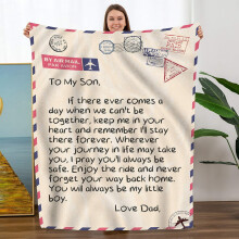 Couverture photo personnalisée pour papa - Cadeau sur mesure