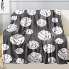 Personalized Soccer Blanket with Name – Soft Red Football Throw, Custom Name Gift for Kids, Teens & Adults, Compatible with All Ages