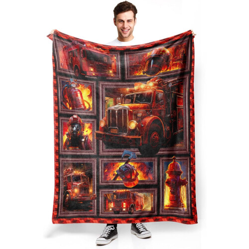Firefighter Blanket 50x60 inches