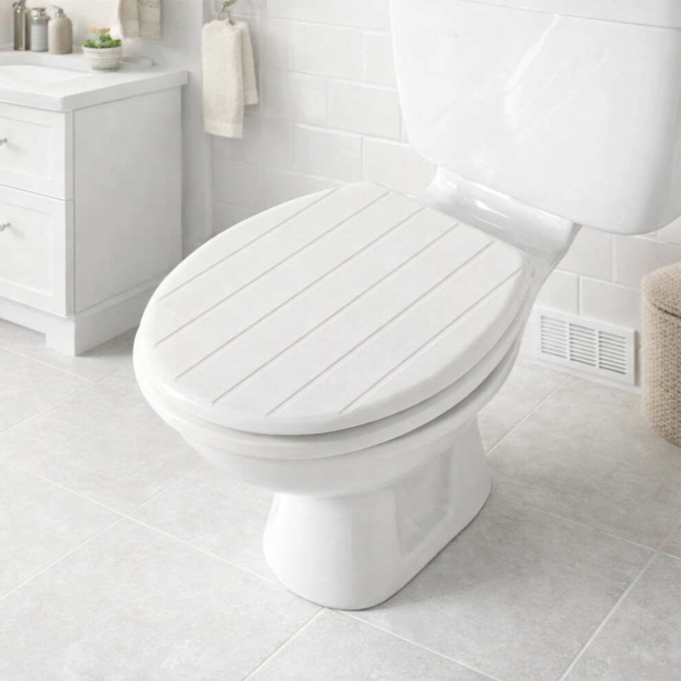 18'' Tongue & Groove Mdf Toilet Seat 5060538976012