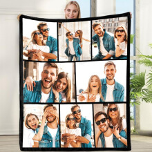 Couverture polaire personnalisée 76 x 102 cm