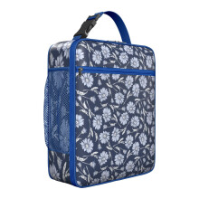Borsa termica impermeabile con stampa floreale per il pranzo – Borsa frigo morbida per donne, ideale per viaggi e pranzi all'aperto.