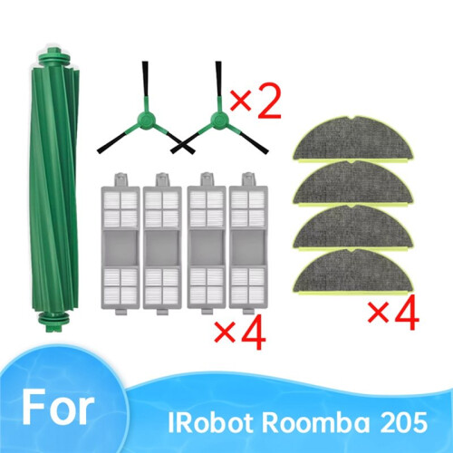 11 Pcs for   205 Vacuum Main Side Brush Mop Filter 1