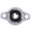4X KFL000 Bore Inner 10mm Flange  Mounted Pillow Block Bearings 6