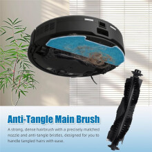Replacement Parts Kit for BObsweep Robotic Vacuum - Includes 1 Main Brush, 4 Side Brushes, 4 Filters, 4 Dust Bags