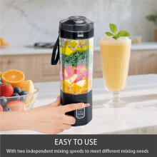 Portable Electric Juice Maker Blender 700ML USB Recharge Fruit Mixer 6 Blades Juicer for Shakes Smoothies Fresh Juicing