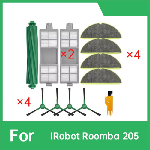 12 Pcs for   205 Vacuum Main Side Brush Mop Filter 1