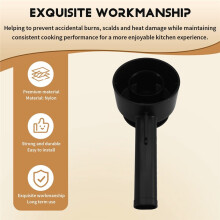 For TM7 Steam Splitter 360 Rotating, Washable, and Reusable Blender Accessory for Heat-Resistant Kitchen Appliance