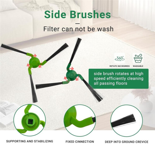 For   Max 705 Combo / 706 Combo Robot Vacuum Brush Dust Bag Filter Roller Mop Replacement Parts 1